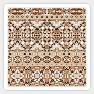 Ethnic patterns in oriental style. Sticker